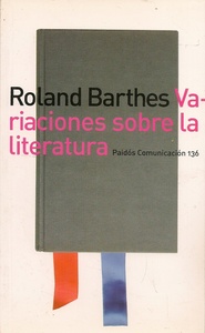 VARIACIONES SOBRE LA LITERATURA